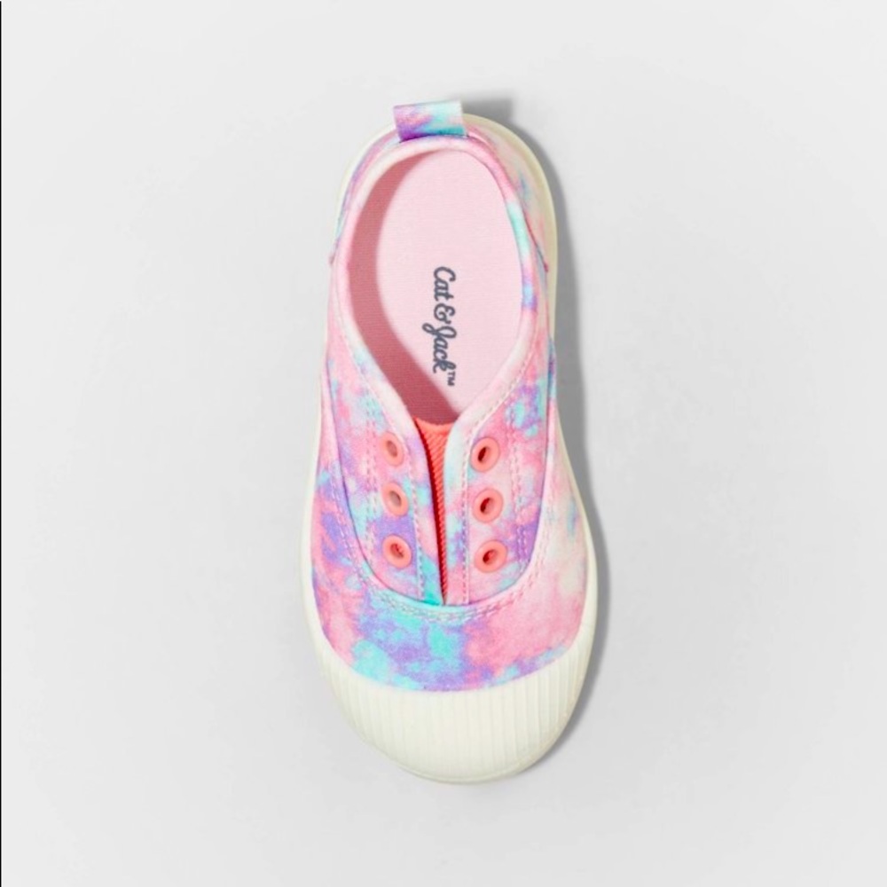 Cat & Jack Tie Dye Slip On Sneakers Size 7